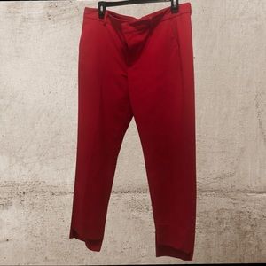 Zara red trouser